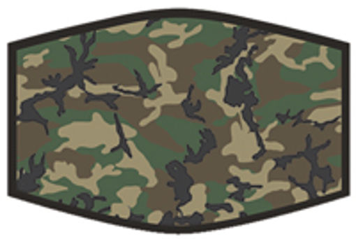 Picture of ADULT MASK - GREEN CAMOUFLAGE